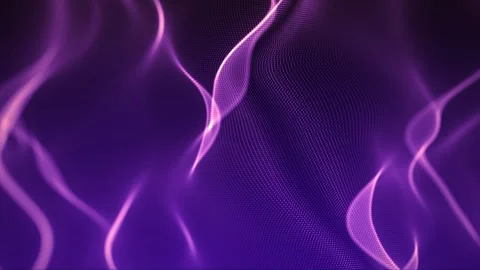 Seamless loop purple blue background with abstract waves Stock Footage 272443810