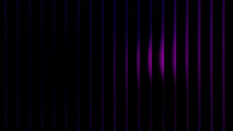 Seamless loop purple vertical light bars moving on black background Stock Footage 348271217