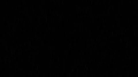 Seamless loop rain falling on black background with vertical motion Stock Footage 348270726