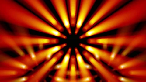 Seamless loop of red light rays 3 mirror effect Stock Footage 148252654