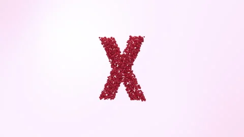 Seamless Loop Red Wrong Sign Stock Footage 309412606