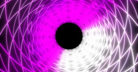 Seamless loop sci-fi futuristic triangle grid VJ tunnel in blue tones. Stock Footage 123887155