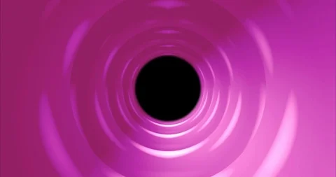 Seamless loop sci-fi futuristic multicolor VJ tunnel Stock Footage 124027374