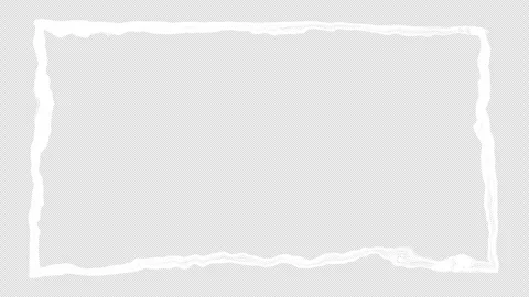 Seamless Loop Scribble Frame Alpha Channel Transparent Background Hand Drawn  Stock Footage 333973251
