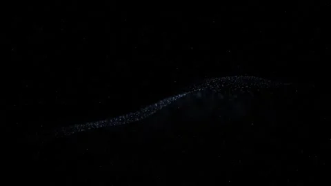 Seamless loop slow wavy dots motion  animation background Vídeo Stock 337737946