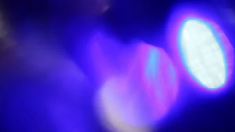 Seamless loop of soft focused LED lights blinking Stock Footage 84581589