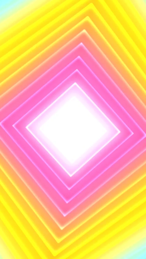 Seamless Loop of Soft Gradient Neon Squares. Vertical Background Stock-Footage 263686084