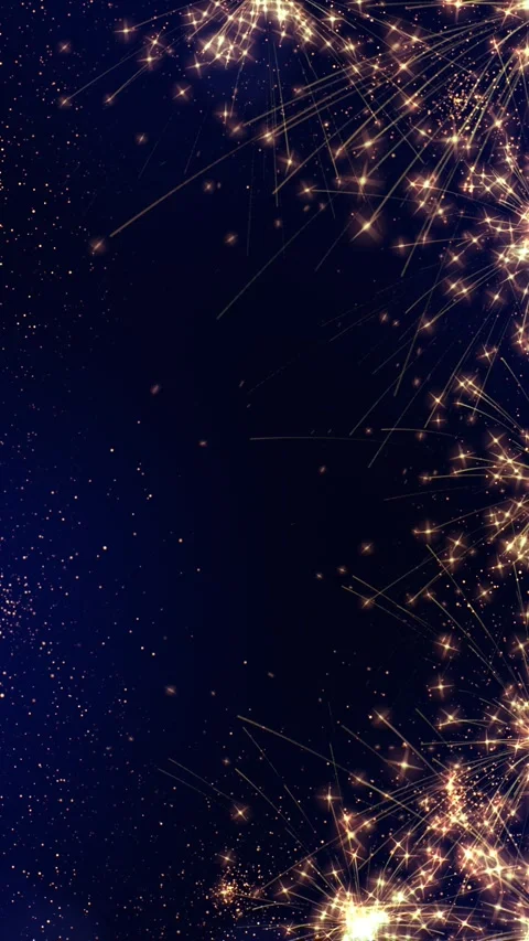 Seamless Loop Sparklers in Side Vídeos de archivo 317011765