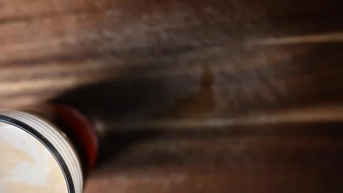 Seamless Loop Stop Motion of Coffee Cup Stock Footage 344571165