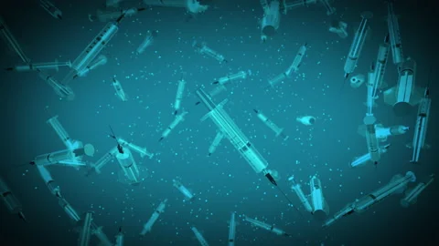 Seamless Loop of Syringes Vidéo 148508783
