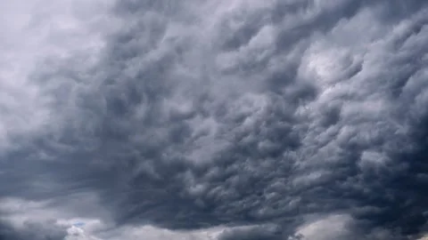Seamless Loop Timelapse of Dark Boiling Storm Clouds 動画素材 312431462