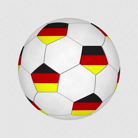 Seamless loop with transparent alpha channel animation of soccer ball Stock-Footage 334943494