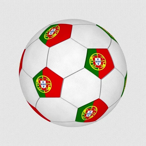 Seamless loop with transparent alpha channel animation of soccer ball Stock-Footage 334946750