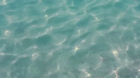 Seamless loop of turquoise ocean water ripples Stock Footage 217425725