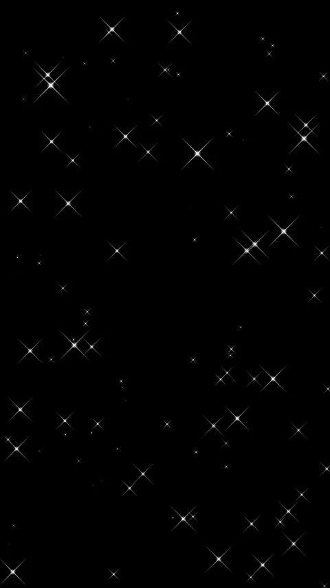 Seamless loop of twinkling stars and sparkling particles on black background Stock Footage 337878343