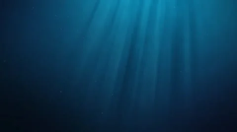 Seamless loop underwater scene with rays of light Vidéo 54031780