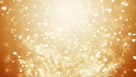 Seamless loop, valentine's day loopable abstract background, flying hearts. Stock Footage 70064775