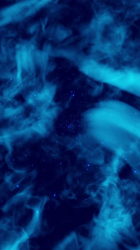 Seamless Loop Vertical Animation Of Flying Through Glowing Nebula And Stars Stock Footage 340827340