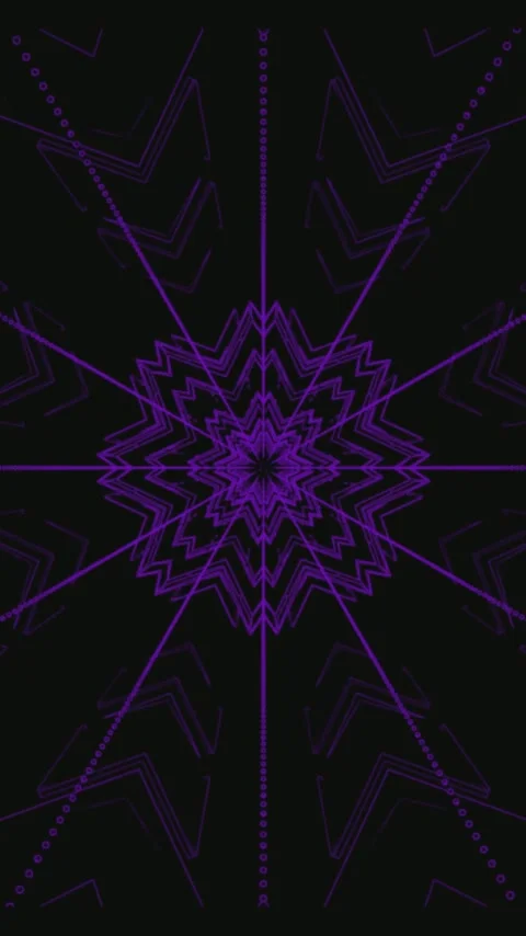Seamless loop of a vibrant purple tunnel pattern suitable for a video scree.. Stock Footage 321573712