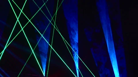 Seamless loop video .  Abstract neon  light background Video stock 156453921