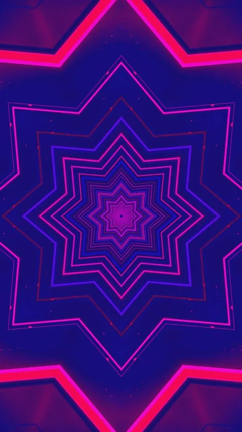 Seamless loop video of an abstract tunnel pattern featuring vibrant colors .. Stock Footage 321572388