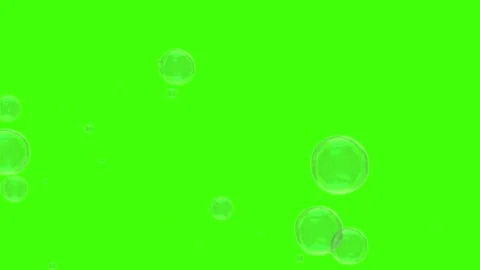 Seamless loop video abstract various air bubbles in water rising up slow motion. Stock Footage 204842784