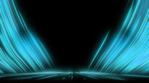 Seamless loop video aquamarine  black Oscar award background. Waves of luxury Stock Footage 264136352