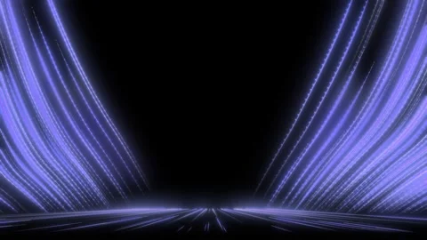 Seamless loop video blue  black Oscar award background. Waves of luxury, perfect Video stock 264136380