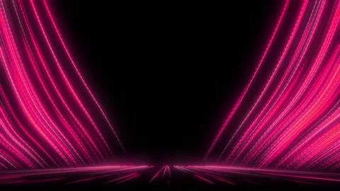 Seamless loop video pink black Oscar award background. Waves of luxury, perfect  스톡 동영상 264136651