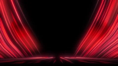 Seamless loop video red black Oscar award background. Waves of luxury, perfect  Stock Footage 264136363