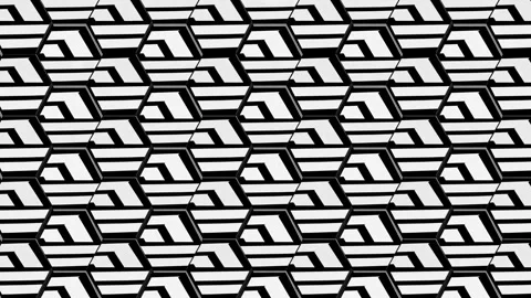 Seamless loop of wallpaper with repeating pattern. Stock Footage 343087342