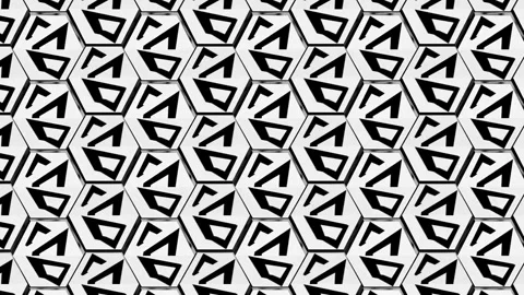 Seamless loop of wallpaper with repeating pattern. Stock Footage 343087346