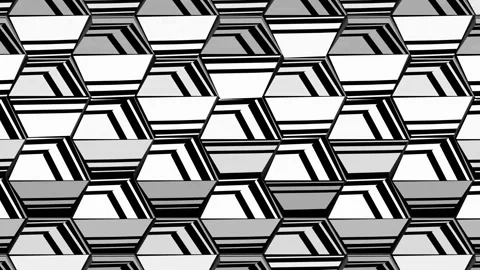 Seamless loop of wallpaper with repeating pattern. Stock Footage 343087353