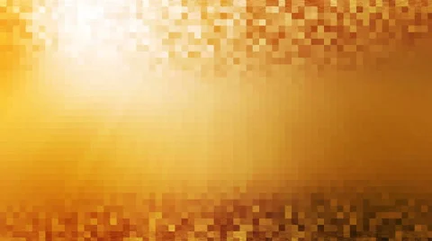 Seamless loop warm orange underwater wave with sun rays beam mosaic tile. Video stock 66112083