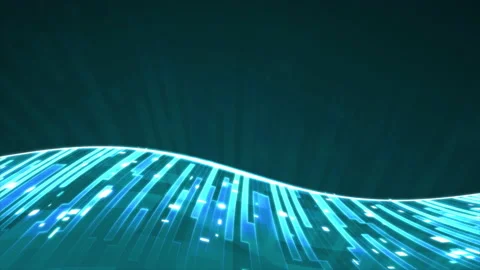 Seamless loop of wave polygon in blue co... | Stock Video | Pond5
