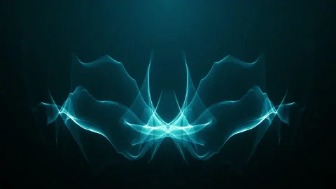 Seamless loop Wave of wire mesh with center flare light space background Stock Footage 160415177
