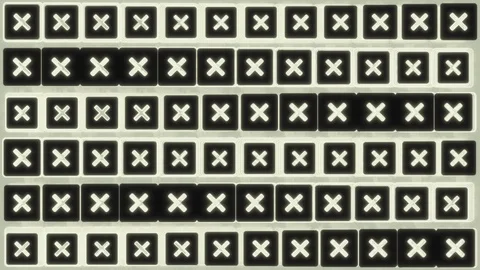 Seamless loop. Waving cross shapes. Stock Footage 116979785