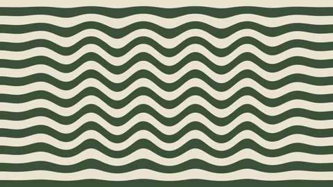 Seamless loop white and green pattern line waves abstract smooth motion Stock Footage 254490525