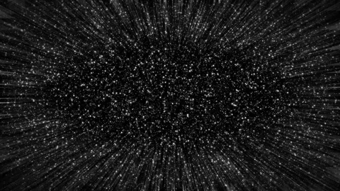 Seamless loop wormhole straight through time and space, warp straight ahead 動画素材 234634951