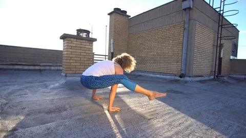 Seamless Loop Yoga Stock-Footage 86207033