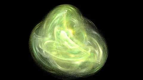 Seamless loopabel video - green plasma Stock Footage 135495152