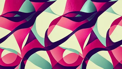 Seamless Loopable Abstract Black Floral Vine Animation Video stock 215445214