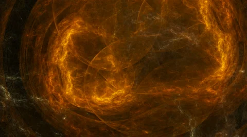 Seamless loopable abstract fractal flame HD background Stock Footage 1856750