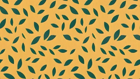 Seamless Loopable Animation With Growth Leaves Stock Footage 215456377