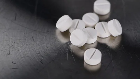 Seamless loopable Drugs (4K footage) Stock Footage