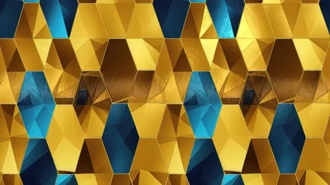 Seamless Loopable Geometric Animation Stock Footage 215462815