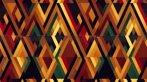 Seamless Loopable Geometric Minimalistic Animation Stock Footage 215437984