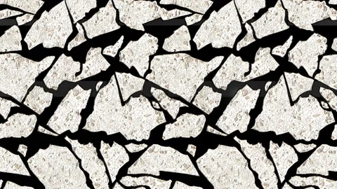 Seamless Loopable Terrazzo Floor Marble Animation Video stock 215433330