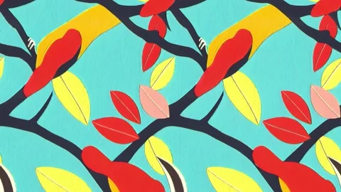 Seamless Loopable Textile Trendy Animation Stock Footage 215433558