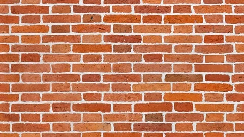 Seamless looped brick wall background Stock Footage 93880031